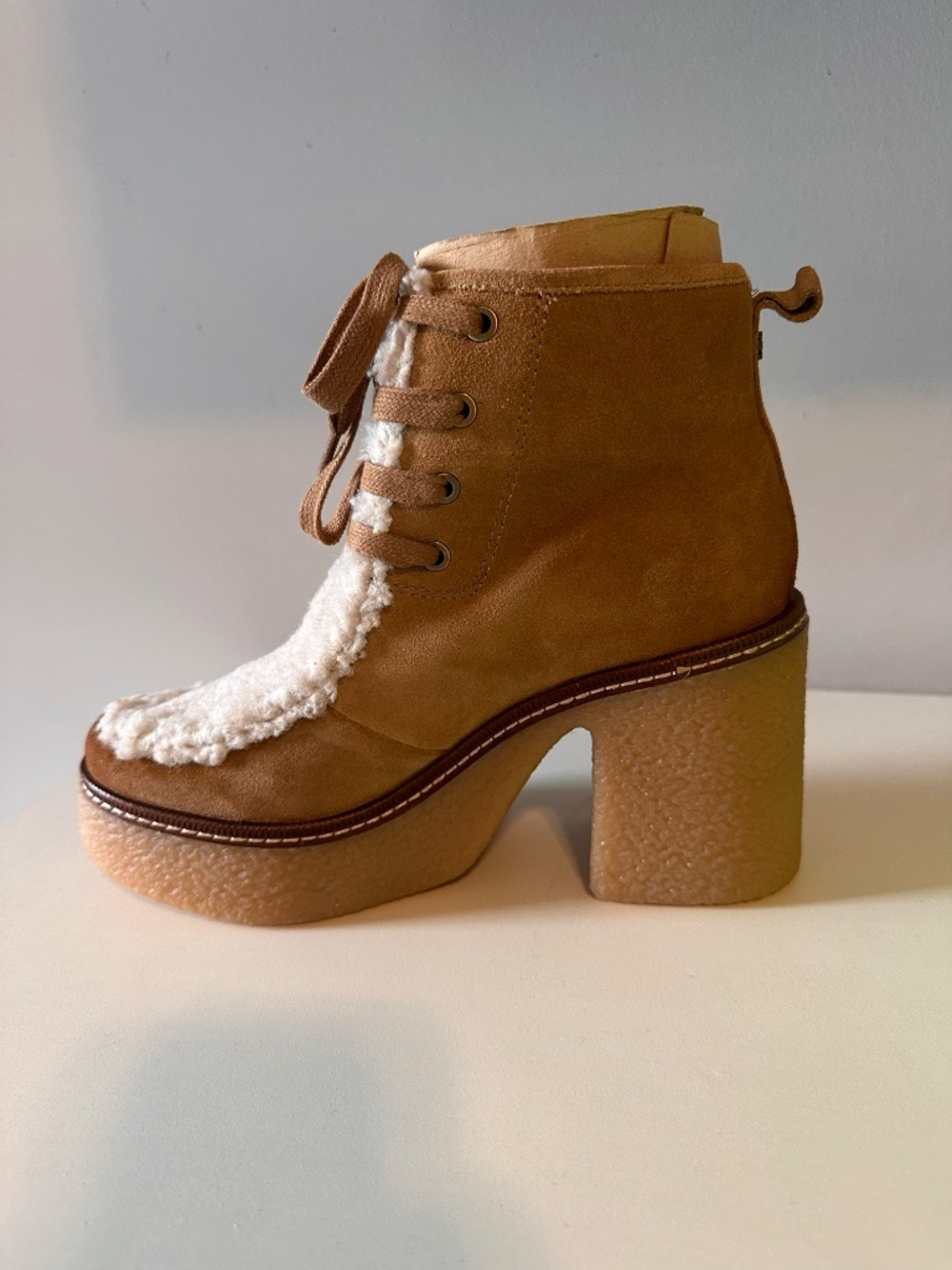 Sam Edelman Shaw Sandstone Suede 7 M NIB - Picture 4 of 8